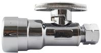 Apollo APXPV1238S Stop Valve, 1/2 x 3/8 in Connection, Push-Fit x Compression, Brass Body