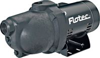 Flotec FP4012-10 Jet Pump, 9.4 A, 115/230 V, 0.5 hp, 1-1/4 in Suction, 1 in Discharge Connection, 25 ft Max Head, 8 gpm