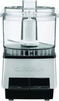 Cuisinart Mini-Prep Series DLC-1SS Food Processor, 21 oz Bowl, 110 W, Lever Control, Silver