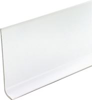 M-D 75317 Wall Base, 4 ft L, 4 in W, Vinyl, White, Pack of 18