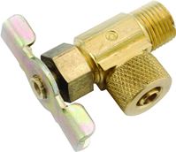 Anderson Metals 50873-0402 Needle Valve, 1/4 x 1/8 in Connection, MIP, Brass Body