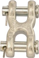 Campbell T5423300 Clevis Link, 1/4 x 5/16 in Trade, 3900 lb Working Load, Steel, Zinc