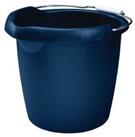 Rubbermaid Roughneck FG296900ROYBL Utility Bucket, 15 qt Capacity, Plastic, Royal Blue