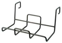 Landscapers Select GB-4327 Square Planter Holder with Hanger, Steel, Black, Powder coated