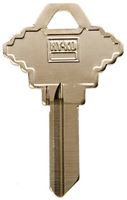 Hy-Ko 11005SC1XL Key Blank with XL Head, Brass, Nickel, For: Schlage Cabinet, House Locks and Padlocks, Pack of 5