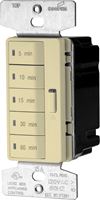 Eaton Wiring Devices PT18M-V-K Minute Timer, 15 A, 120 V, 1800 W, 5, 10, 15, 30, 60 min Off Time Setting, Ivory