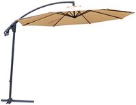 Seasonal Trends UMD10-8BKOBD-04 Umbrella and Stand Offset Easy Up, 98.42 in OAH, 10 ft W Canopy, 10 ft L Canopy