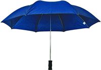 Diamondback Compact Rain Umbrella, Nylon Fabric, Navy Fabric, 21 in