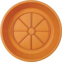 Southern Patio SA0624TC Planter Saucer, 6.1 in Dia, 6.1 in L, Plastic, Terracotta, Pack of 24
