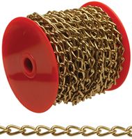 Campbell 0719027 Twist Chain, 90, 82 ft L, 5 lb Working Load, Nickel