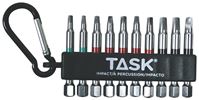 Task T67920 Carabiner Clip Set, 10-Piece, Steel