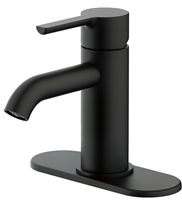 Boston Harbor FS6A0128BL Lavatory Faucet, 1.2 gpm, 1 -Faucet Handle, 1 or 3 -Faucet Hole, Metal/Plastics
