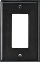 Eaton Wiring Devices PJ26B Wallplate, 4.87 in L, 3.12 in W, 1 -Gang, Polycarbonate, Brown, High-Gloss, Pack of 20
