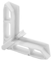 Make-2-Fit PL 15758 Screen Frame Corner, Plastic, White, For: Andersen Screen Frames