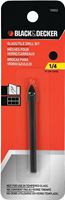 Black+Decker 16902 Drill Bit, 1/4 in Dia, 2-1/4 in OAL, 1/4 in Dia Shank