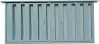 Witten Vent PMS-1 Foundation Vent, 40 sq-in Net Free Ventilating Area, Polypropylene, Gray, Pack of 12