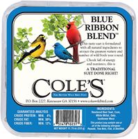 Coles Blue Ribbon Blend BRSU Suet Cake, 11.75 oz, Pack of 12