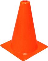 Hy-Ko SC-12 Traffic Safety Cone, 12 in H Cone, Vinyl Cone, Fluorescent Orange Cone