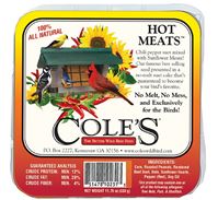 Coles Hot Meats HMSU Suet Cake, 11.75 oz, Pack of 12