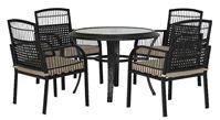 Seasonal Trends Catalonia Dining Set, Woven, 5 Pc