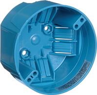 Carlon B720R-SHK Ceiling Fan Box, 2-5/16 in D, 1 -Gang, PVC, Blue