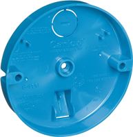 Carlon B708-SHK Pan Box, 1/2 in L, PVC, Blue