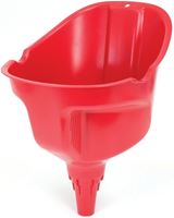 FloTool 10705EMI/05063 Funnel, Resin, Red, 9 in H