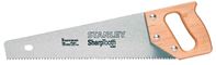 Stanley 15-334 Handsaw, 15 in L Blade, 8 TPI, Extra Wide Handle, Wood Handle