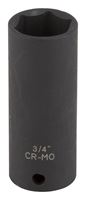 Vulcan Deep Impact Socket, 3/4 in Socket, Black Phosphate