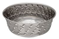 Loving Pets 7258 Pet Feeding Dish, 5 qt Volume, Stainless Steel, Silver