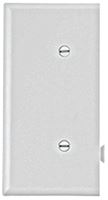 Eaton Cooper Wiring STE14W Wallplate, 2-9/16 in L, 4.84 in W, 1 -Gang, Polycarbonate, White, High-Gloss
