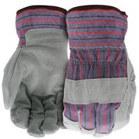 Boss Guard Series B71021-L3P Gloves, L, 8 to 8-3/8 in L, Wing Thumb, Safety, Canvas, Blue