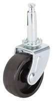 ProSource JC-B13-PS Swivel Caster, 1-5/8 in Dia Wheel, 1-5/8 in W Wheel, Black, 50 lb, Steel Housing Material