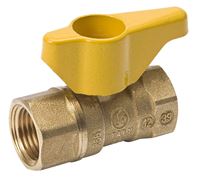 B & K ProLine Series 110-223HC Gas Ball Valve, 1/2 in Connection, FPT, 200 psi Pressure, Manual Actuator, Brass Body