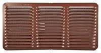 Lomanco LomanCool C816BR Cornice Vent, 8 in L, 16 in W, 65 sq-ft Net Free Ventilating Area, Aluminum, Brown, Pack of 12