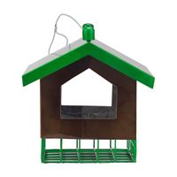 Heath 21705 Suet Cage Bird Feeder, Flipside, Steel