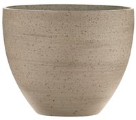 Southern Patio HDR-091608 Planter, 9 in H, Egg, Plastic/Resin, White, Stone Aesthetic