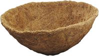 Landscapers Select T51451B-3L Planter Liner, 15 in Dia, 7 in H, Round, Natural Coconut, Brown, Pack of 10