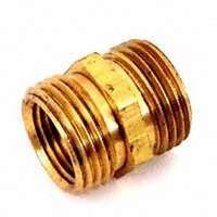 Plumb Pak PP850-61 Hose Adapter, 3/4 x 3/4 x 1/2 in, MHT x MIP x FIP, Brass, For: Garden Hose