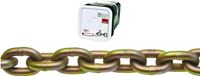 Campbell 0510526 Transport Chain, 5/16 in, 50 ft L, 4700 lb Working Load, 70 Grade, Carbon Steel, Chrome Yellow/Zinc