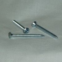 US Hardware S-938D Rosette Screw, 1-9/16 in L, Steel, Zinc