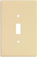 WALL PLATE JMBO TGL 1GANG IVRY, Pack of 10