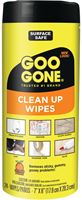 Goo Gone 2000 Cleaning Wipes, 8 in L, 7 in W, Citrus, Pack of 4