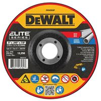 DeWALT ELITE Series DWA8958F Cutting Wheel, 5 in Dia, 0.045 in Thick, 7/8 in Arbor, 60 Grit, Zirconia Alumina Abrasive