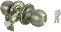 ProSource Entry Knob, Brass, KW1, KA3 Keyway, 3 Grade, Pack of 3