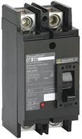 Square D QBL22200 Circuit Breaker, Type QBL, 200 A, 2 -Pole, 240 V, Plug Mounting, Black