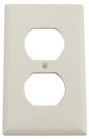 Eaton Wiring Devices 2132W-BOX Receptacle Wallplate, 4-1/2 in L, 2-3/4 in W, 1 -Gang, Thermoset, White, High-Gloss, Pack of 25