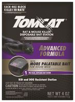 Tomcat 0373905 Rat and Mouse Killer Disposable Bait Station, 10 Rats Bait, Purple/Violet