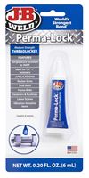 J-B Weld 24206 Threadlocker, Liquid, Mild Organic, Blue, 6 mL