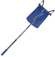 Snow Joe RJ208M Snow Removal Roof Rake, 15 in L Blade, Polyester Blade, Rubber Handle, 50 in L